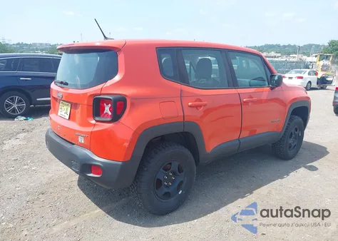 2017 Jeep Renegade Sport from USA, damaged, VIN ZACCJBAB6HPE90195